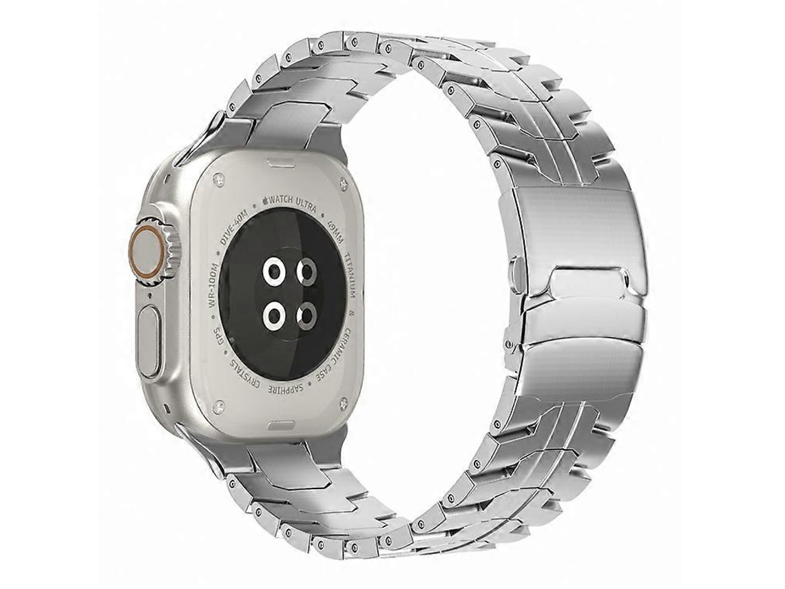 Pulseira De Titânio Compatível Com Apple Watch Series 9, 8, 7, 41 Mm / 6, 5, 4 Se , Se (2022), Se 40 Mm / 3, 2, 1, 38 Mm Facpoet (2023)