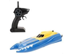 Barco Rápido com Controlo Remoto Speed Go, com Ajuste Manual da Direção, Telecomandado, Bateria Incluída, Presente para Crianças a Partir Dos 4 Anos