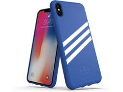 Capa iPhone XS Max ADIDAS Moulded Suede Azul