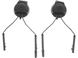 Adaptador De Trilho Para Fones Ouvido Alasum Uso Externo, Plástico Preto E Metal, Suporte Multifuncional Para Fones De