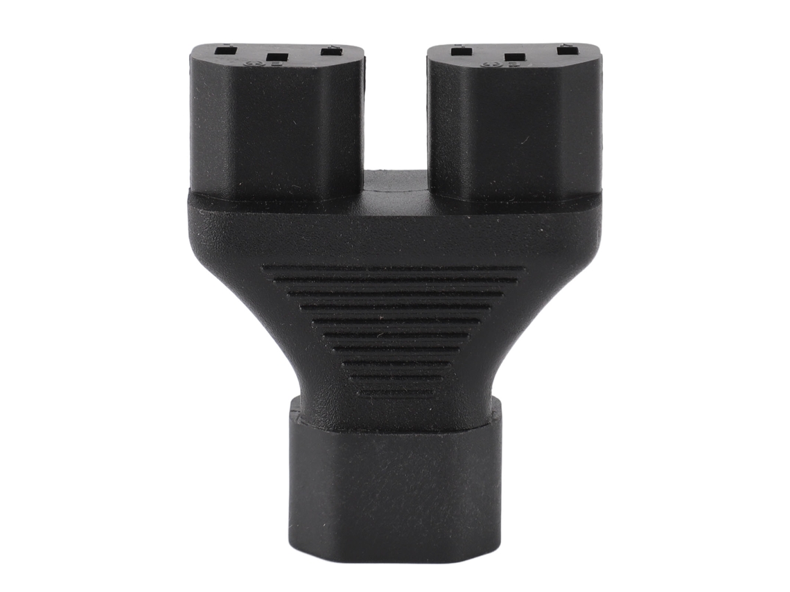Cabo Adaptador Divisor Y C14 para C13 Macho para Fêmea, Cabo de Alimentação com Plugue Iec320 Simples CHABERLU