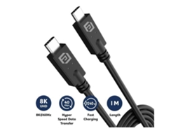 Cabo Type C Akasa Usb 40gbps / Ak Cbub67 10bk