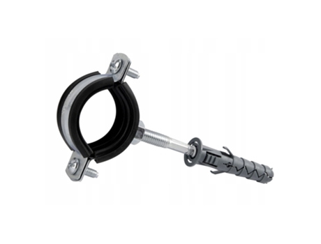 Abra Grampos de Tubo de Metal Simples Antivibração com Forro de Borracha para Tubos de 20-24 mm ...
