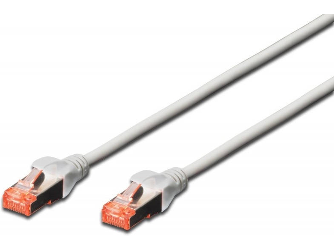 Cabo de Rede EWENT (RJ45 - 3 m - Cinzento)