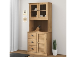 Vigo - Armario Alto 78x40x175 cm Madera Maciza de Pino