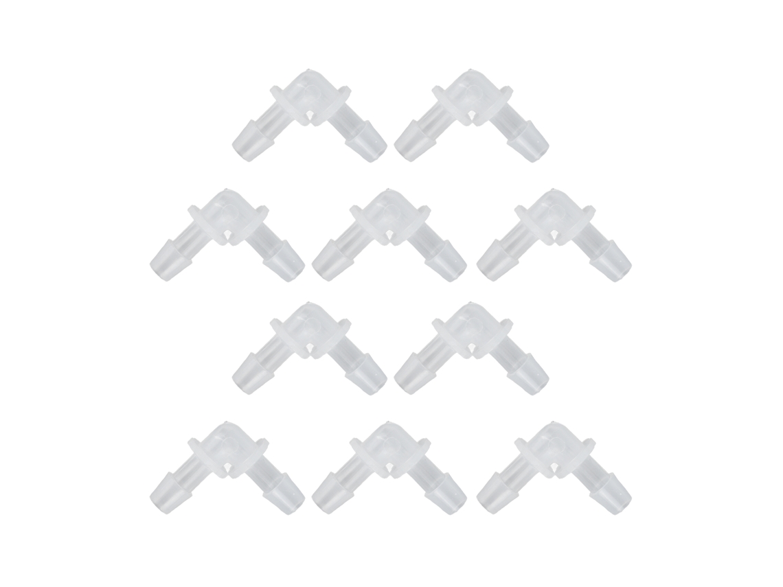 Laxiscreed - Conjunto De 10 Conectores De Mangueira De 90° Para Elbows De Diâmetro Igual