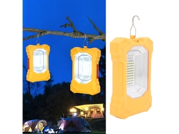 Lanterna solar LED recarregável, lanterna de cabeça portátil com gancho, luz de emergência para atividades ao ar livre como camping, trilhas e pesca. Brilvibera