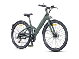Mapfour N1 Air St Bicicleta Elétrica Autonomia Máx 100km Bateria 36v13ah Motor 250w Quadro Em Fibra De Carbono, Verde Engwe