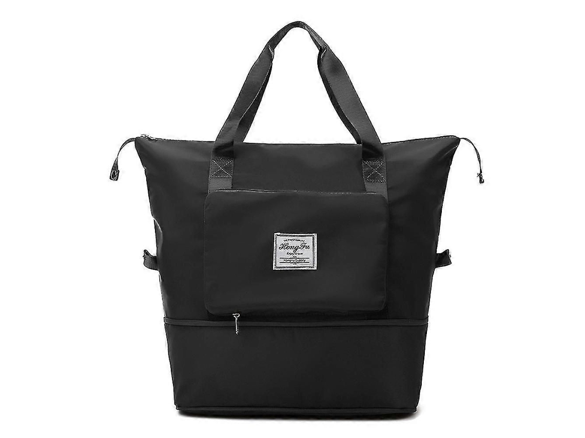Mala de Viagem Dobrável de Grande Capacidade, Expansível e Impermeável, Ideal para Guardar Itens Secos e Molhados Durante Viagens e Academia. GOKOCO