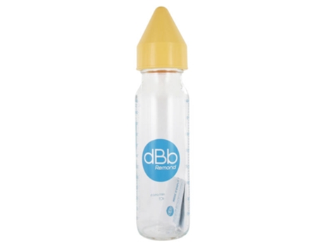 Garrafa Regular Garrafa de Vidro Anticólica 0-4 Meses 240 Ml Cor: Caramelo DBB REMOND
