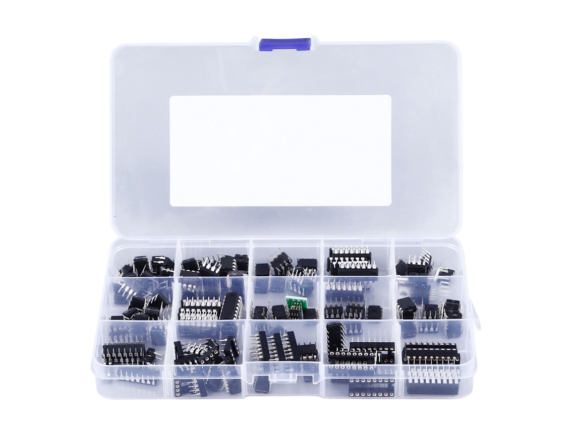 Laxiscreed Kit De Chips De Circuito Integrado Com Pinos Planos Para Reparação Eletrônica