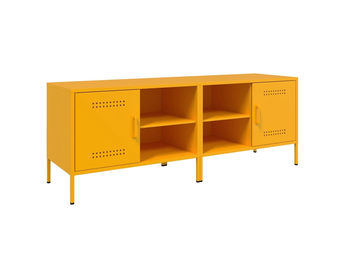 Tv Cabinet Set, Tv Cabinet Sets Vidaxl Amarelo Aço (n/a)