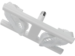 Ventilador De Teto Led Com Design Soquete Duplo E27, Controle Remoto