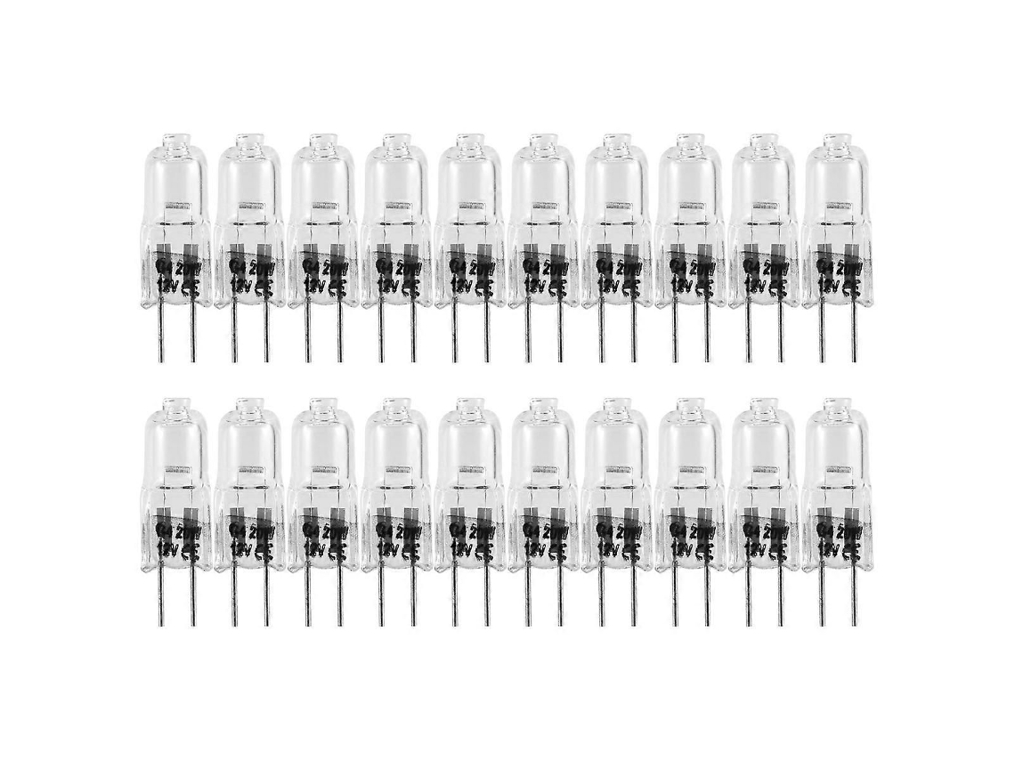 20 Lâmpadas Halógenas G4, 20w 12v