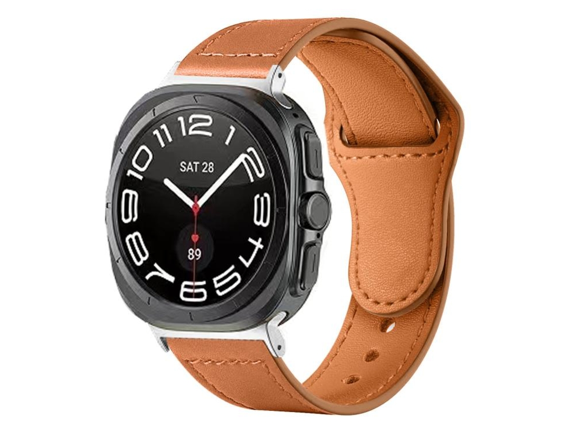 Bracelete Couro Fivela Reversa para Samsung Galaxy Watch 47mm XIAOMOYU