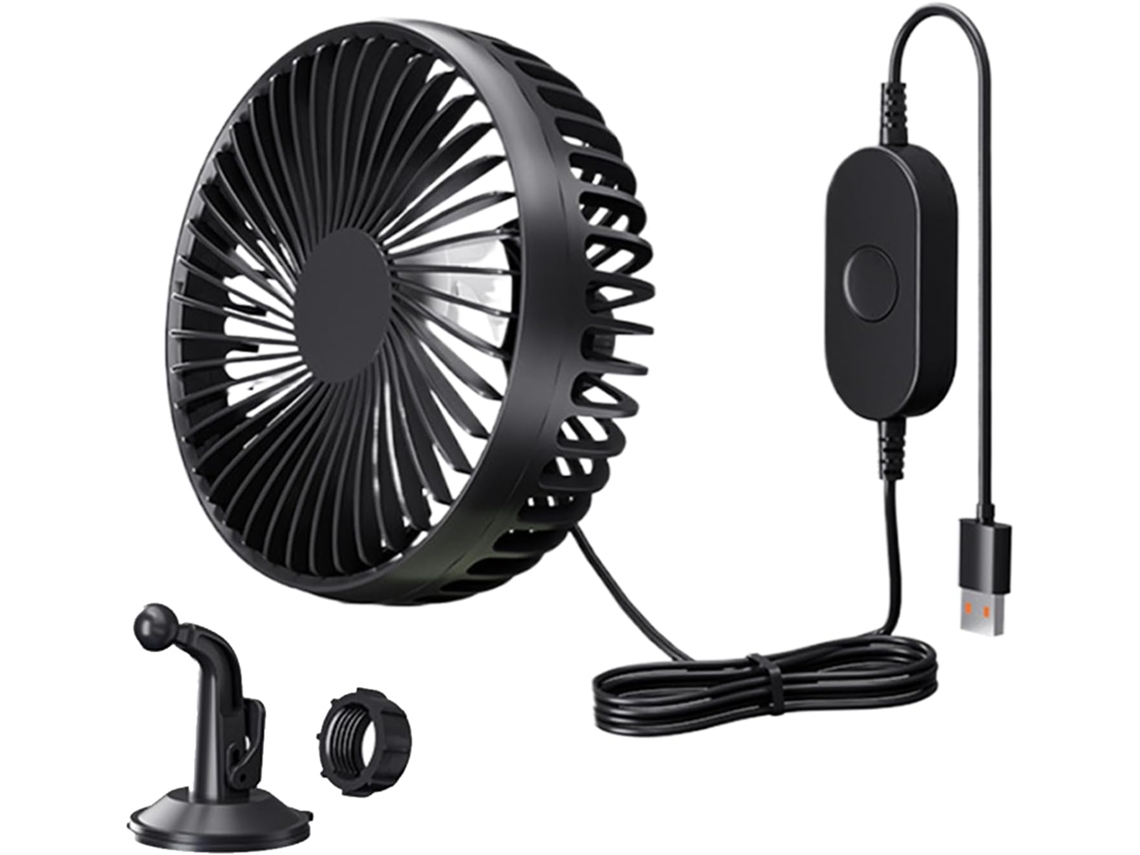 Ventilador Usb Para Carro, Silencioso E Potente