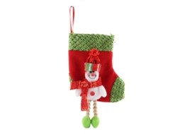 Laxiscreed Meias Natalinas De Tecido Não Tecido Com Boneco De Neve Para Decoração De Natal