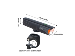 Laxiscreed Farol Dianteiro Para Bicicleta 1000 Lúmens Com Controlo Remoto, Iluminação Potente E Fácil De Usar