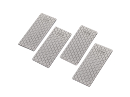 Conjunto De 4 Pedras Afiar Diamantadas, Pedra Tipo Favo Mel, Granulação 400/600/1000/1200 Aquaforge