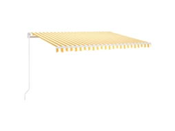 Toldo Retrátil Manual com Led MAISON EXCLUSIVE (400x300 cm)