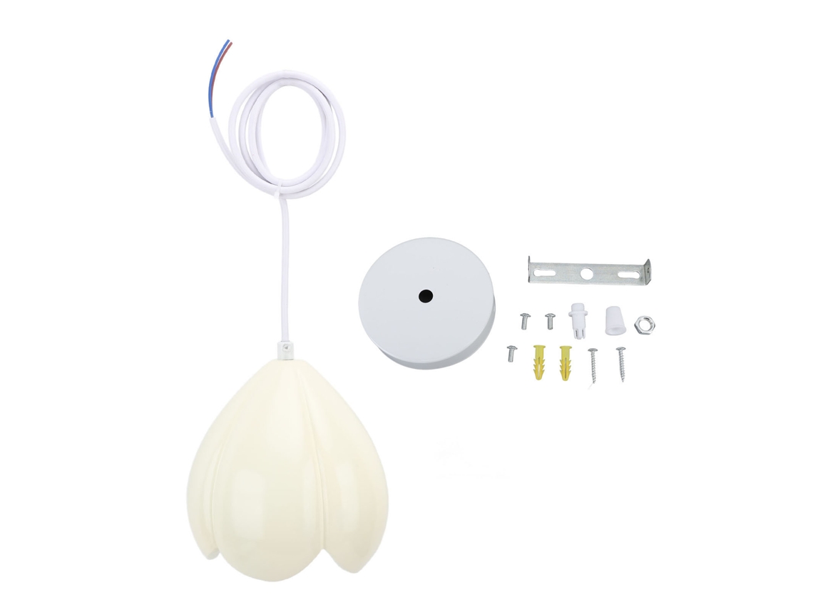 Luminária de pendente flor moderna para sala cozinha ilha quarto restaurante teto suspenso | S/MARCA