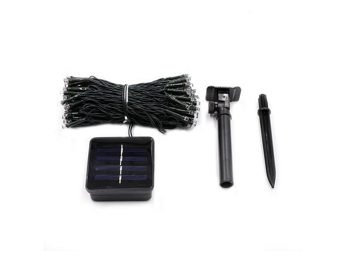 Cordas de Luzes Solares 105 Pés 300 Leds Que Mudam de Cor para Jardim Pátio Cerca Ao Ar Livre
