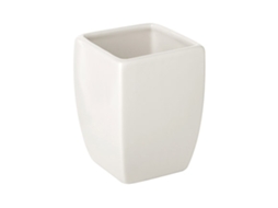 Vaso Portacepillo Blanco