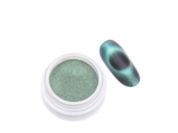 Esmalte Olho De Gato, Glitter Magnético Camaleão Óptico Para Unhas, Pó Espelhado Mágico Olho De Gato Com Efeito Degradê De Cristal. 06 Yunzii