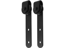 Kit De Ferragens Para Porta Celeiro Com Montagem Superior Super Mini, Trilho Deslizante Para Armário Closet