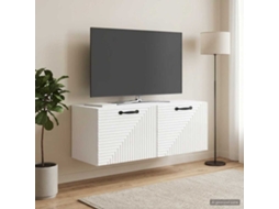Vidaxl Gabinete De Tv De Parede Branco Brilhante 78,5 X 31 X 30 Cm