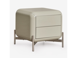 Sklum Pack De 2 Mesas De Cabeceira 45x45 Cm Em Mdf Alazne Mdf Verde Laurel
