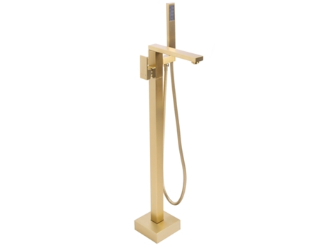 Torneira Autoportante Rea St005 Tery Brush Gold
