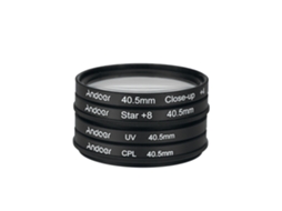 2026 kit de Filtros Circulares 40.5mm: Uv+cpl+close up+4+star 8