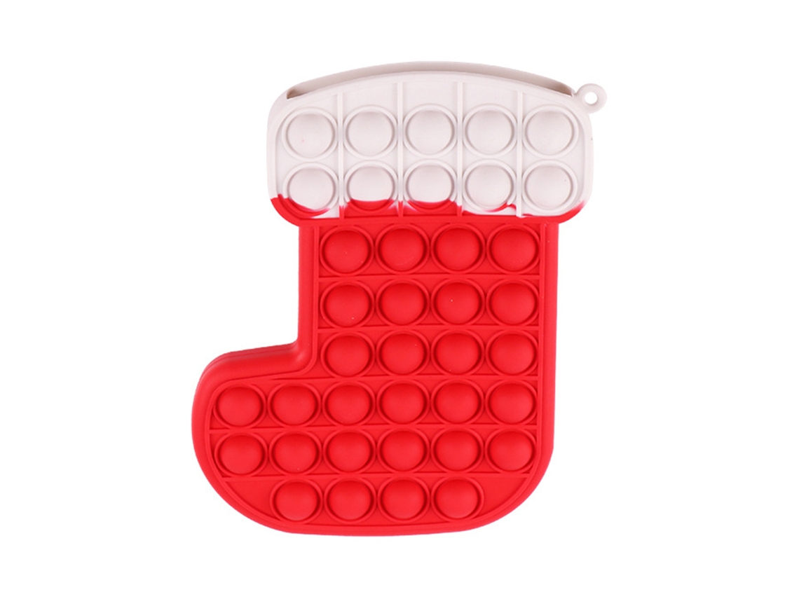 Bolsa Silicone Natal Estojo Brinquedo Anti estresse Crianças