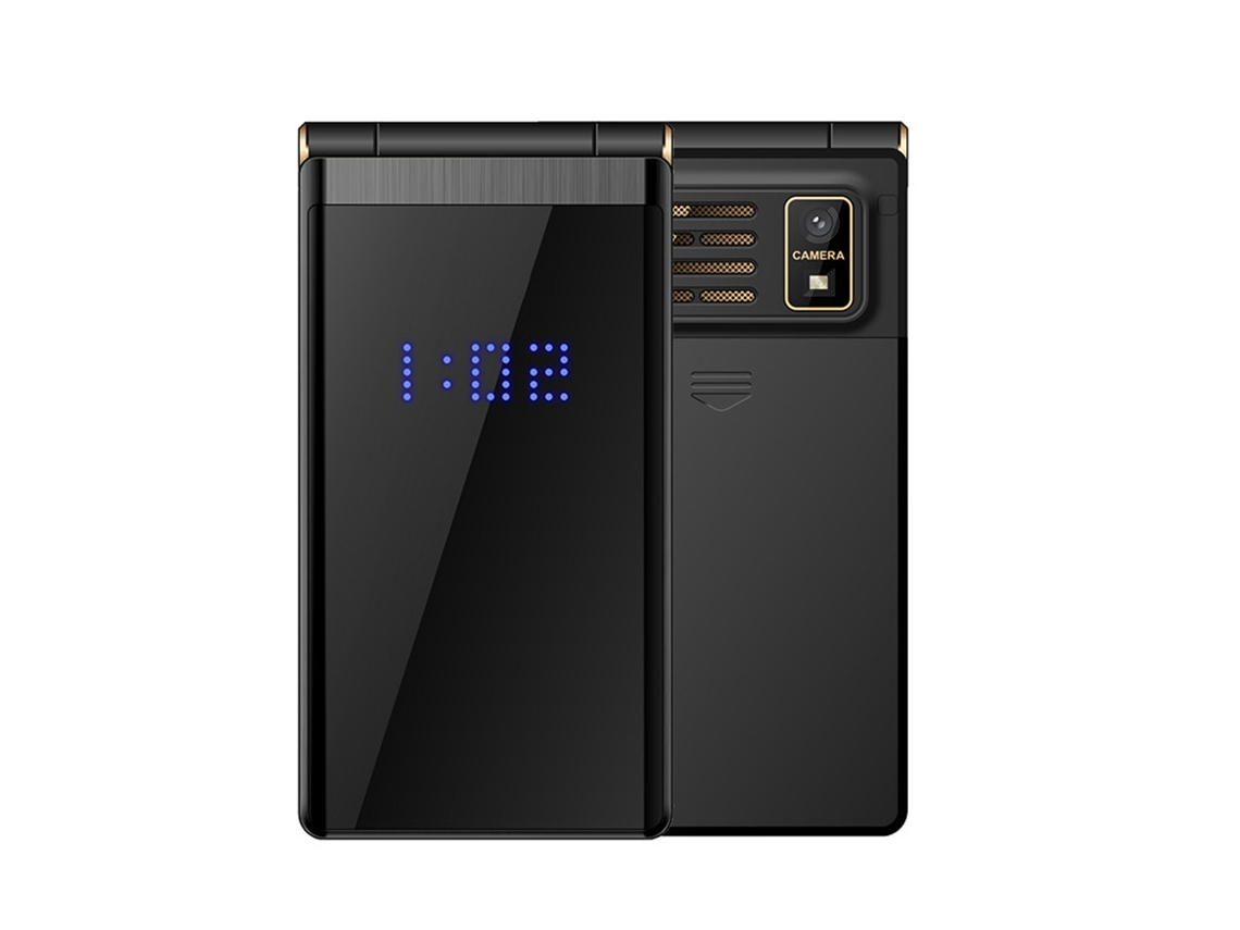 Telefone Clamshell com tela sensível ao toque 2.8 polegadas, dual chip | EOOCOO
