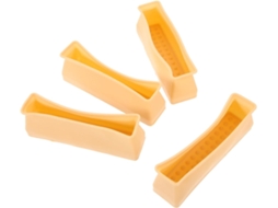 Conjunto De 4 Protetores Silicone Amarelo Para Pés Cama, Antiderrapantes, Para Meninos E Meninas
