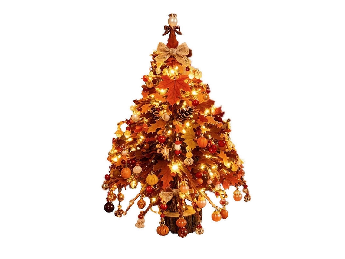Kit De Árvore De Natal Com Contas Diy - Com Luzes Led - Para Centro De Mesa De Férias, Novo 2026-c-