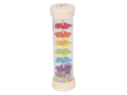 Bastão De Chuva Madeira Rainmaker Brinquedo Educação Musical Coordenação Olho-mão 19cm
