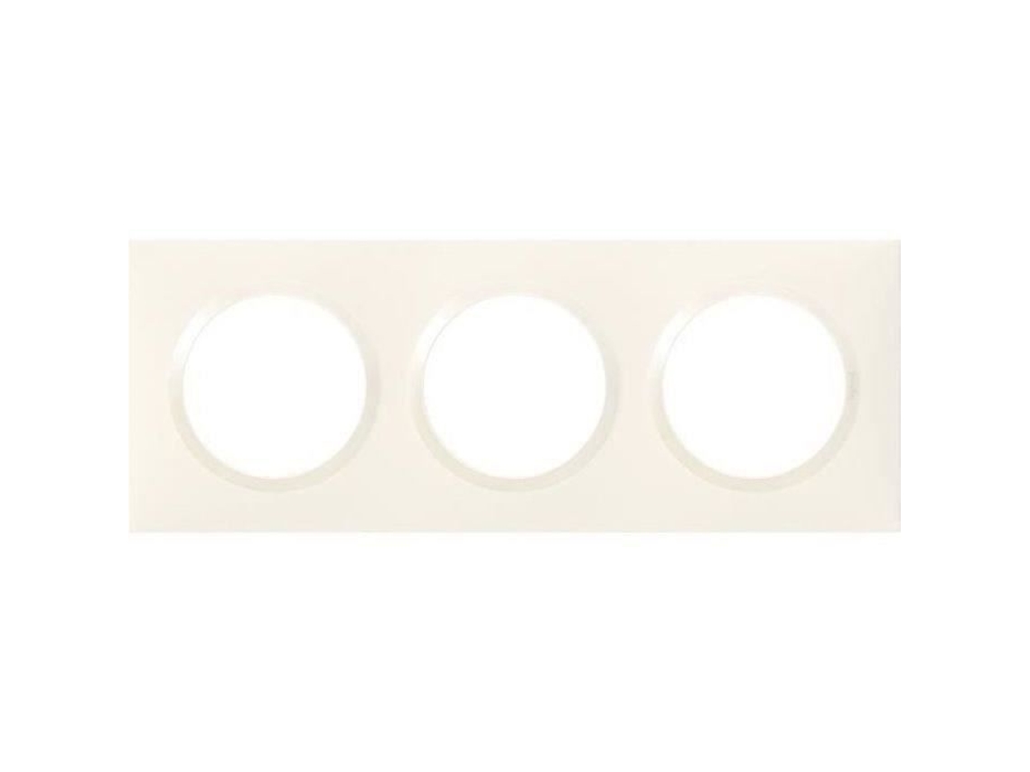 Placa Legrand Dooxie Branco 3 Postos Plástico Interior