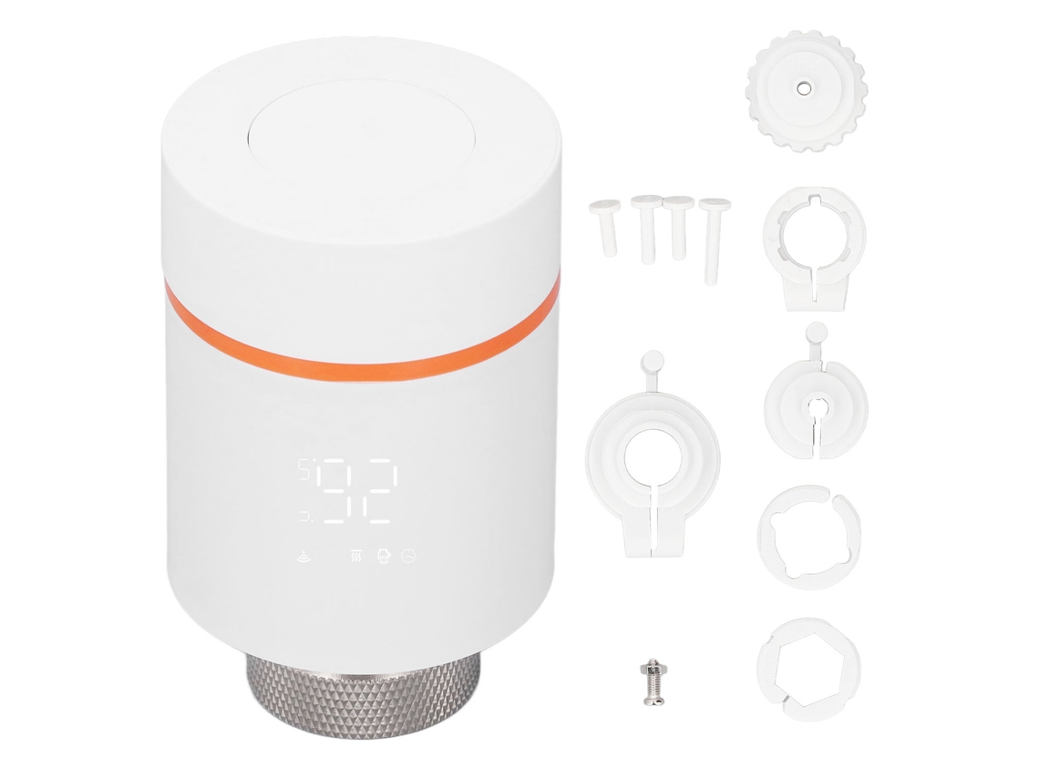 Válvula Termostática Inteligente Zigbee (programável Semanalmente, Controle Inteligente Tuya)