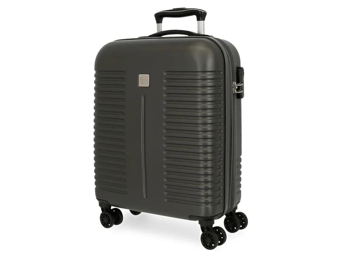 Mala de Cabine Expansível ROLL ROAD India Cinzento (40x55x20+5cm - 37L)