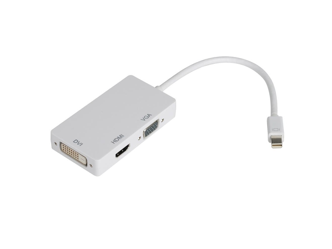 Adaptador   Displayport  Para Hdmi Dvi Vga 3in1*
