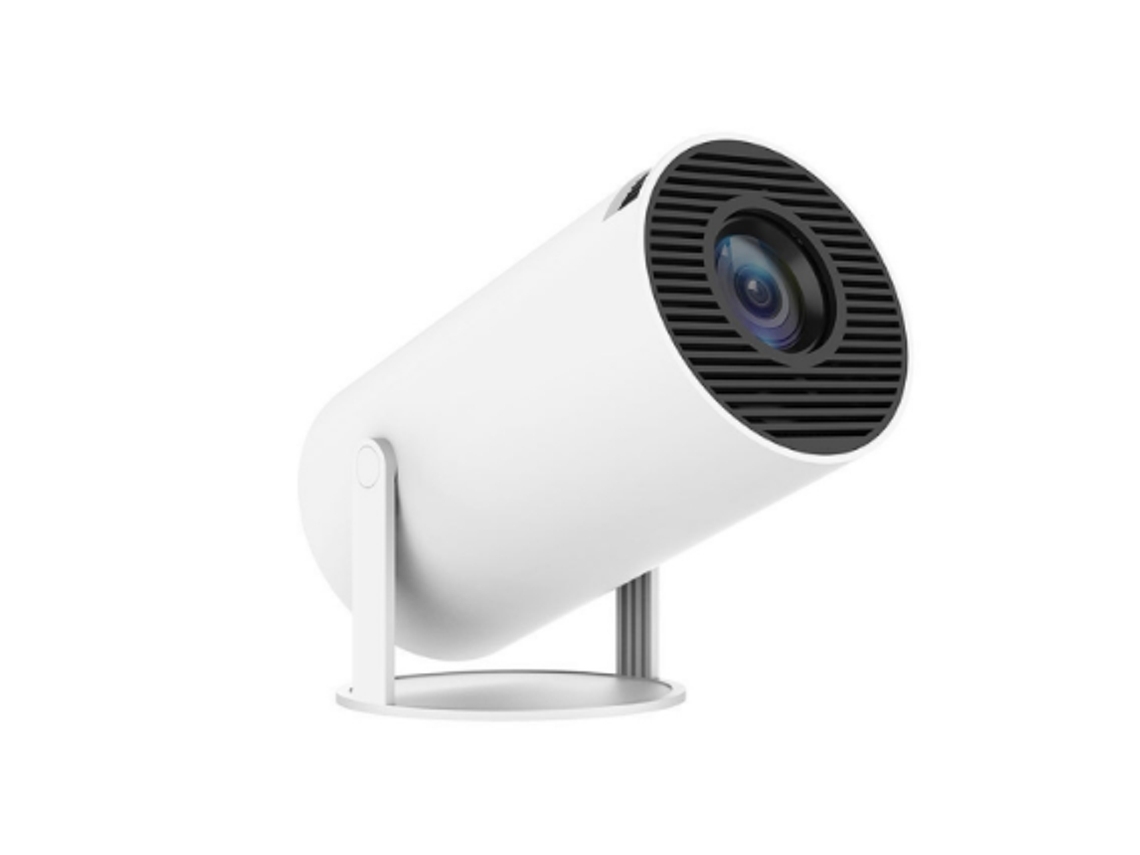 Este Mini Projetor Suporta Wi-fi 6 E Bluetooth, Resolução 4k 1080p E Pode Projetar Uma Tela De Até 130 Polegadas. Possui Correção Automática De