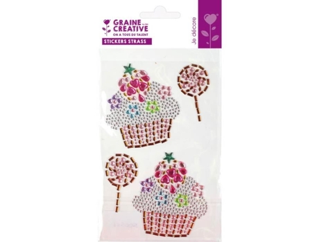 Adesivos Strass - Gourmandise - 4 peças