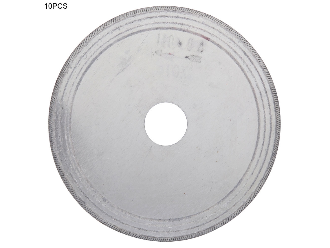 10 Piezas De Lâmina De Serra Diamantada Ultra Fina Para Corte De Cristal Vidro (110*20*0.4mm)