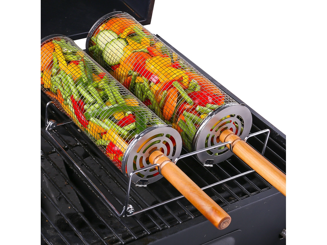 Conjunto De Ferramentas Para Bbq, Em Aço Inox 304, Portátil Para Exterior, Com Cabo Longo, Peças Substituíveis, Para Exterior
