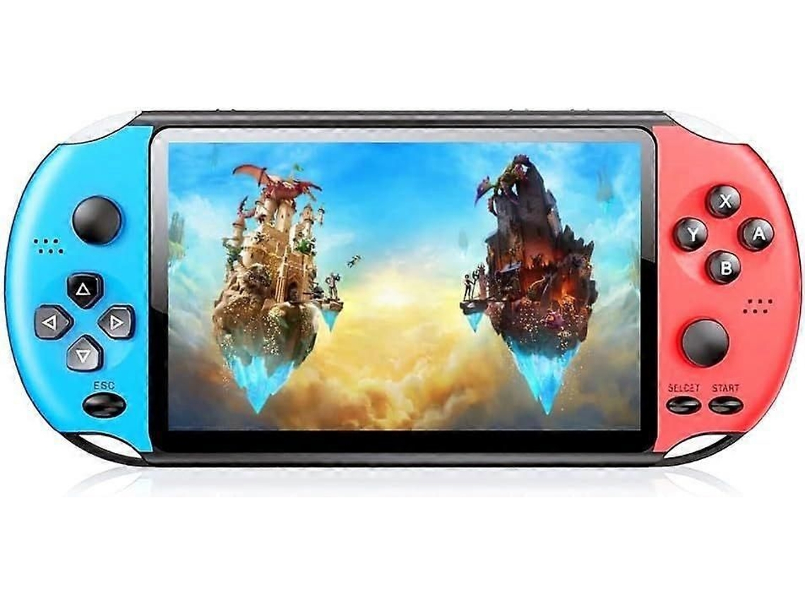 Console Portátil Retro X12 Lcd de 5,5" - 4500 Jogos Mp3/mp4 Multifuncional Vermelho Azula do GOKOCO (infantil/estudante)