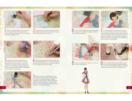 Livro Collage De Moda de Julie Nutting (Espanhol)
