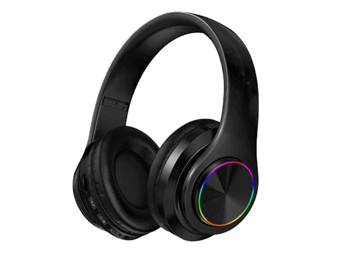 Auscultadores Bluetooth B39 Over Ear Microfone Noise Cancelling Preto