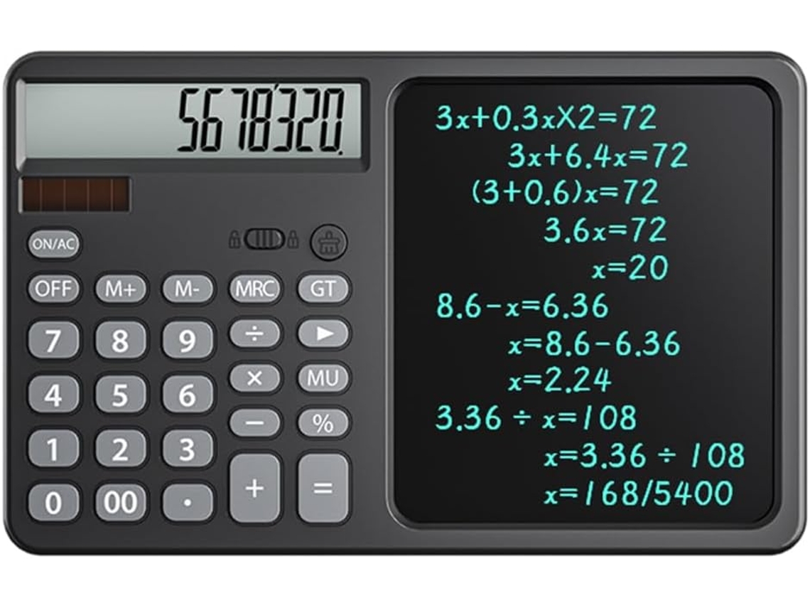 Calculadora Solar Com Bloco De Notas Para Cálculos E Desenho